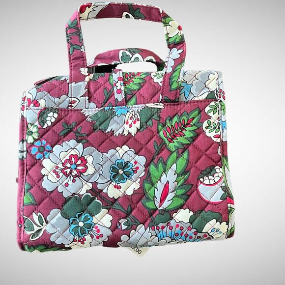 Vera Bradley Handbags - Vera Bradley Bordeaux Blooms Iconic Compact Hanging Organizer  New with Tags